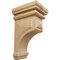 Ekena Millwork 4"W x 4 3/4"D x 8"H Small Woodruff Wood Corbel, Cherry CORW04X04X08WFCH - alternate 1